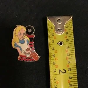 Disney | Accessories | Alice In Wonderland Hidden Mickey Pin | Poshmark